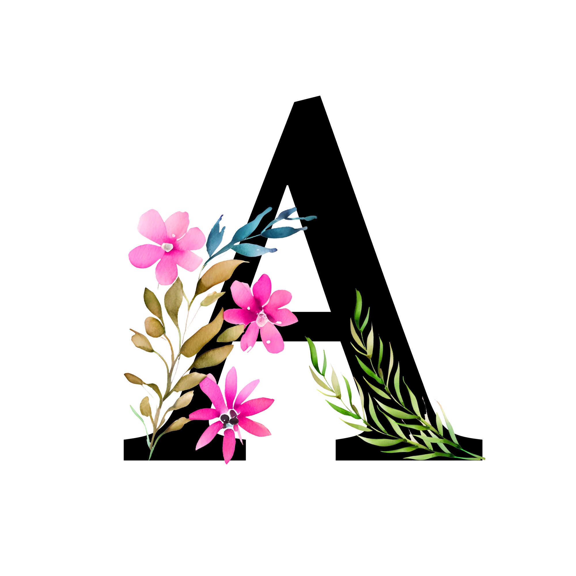 Free-Transparent-Floral-Alphabet-Illustration-letter-A.webp